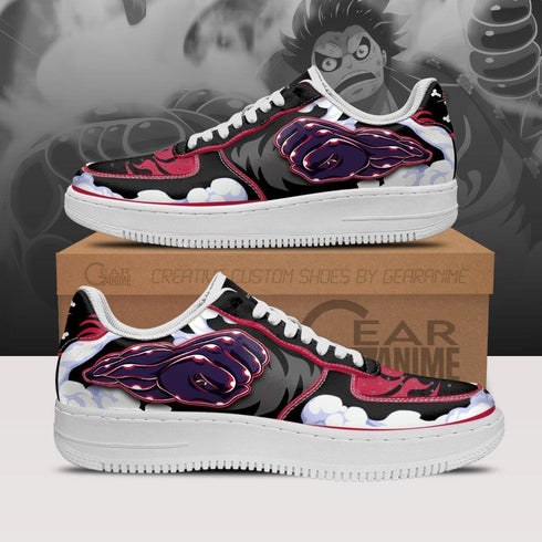 Luffy Gear 4 Air Sneakers Custom Anime OP -kengät